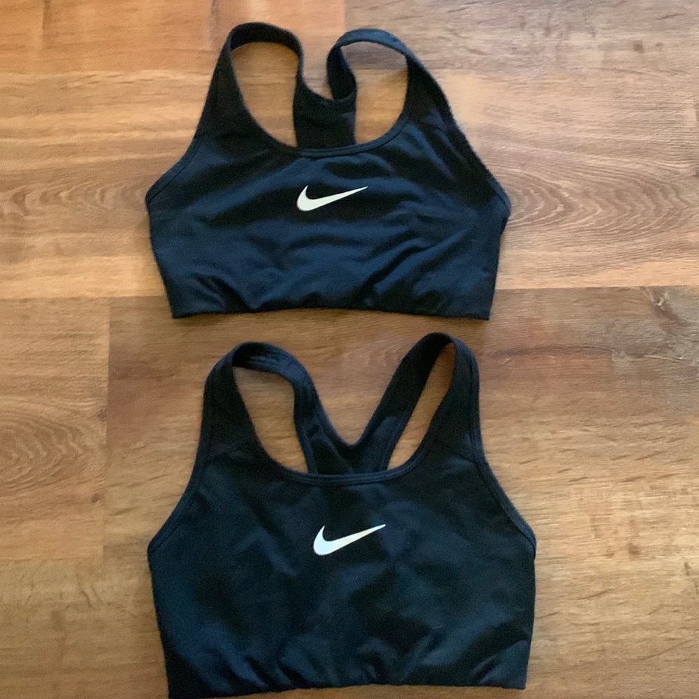 Two nike sports bra